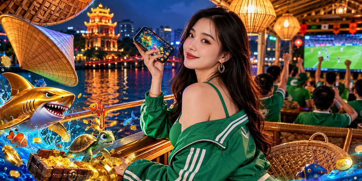 Người dùng tại Hà Nội trải nghiệm casino trực tuyến trên điện thoại với nón lá truyền thống